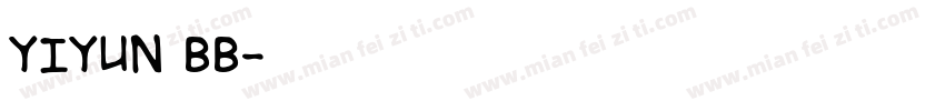 YIYUN BB字体转换
